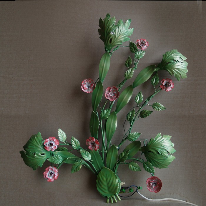 Lampe Vintage Blätter grün