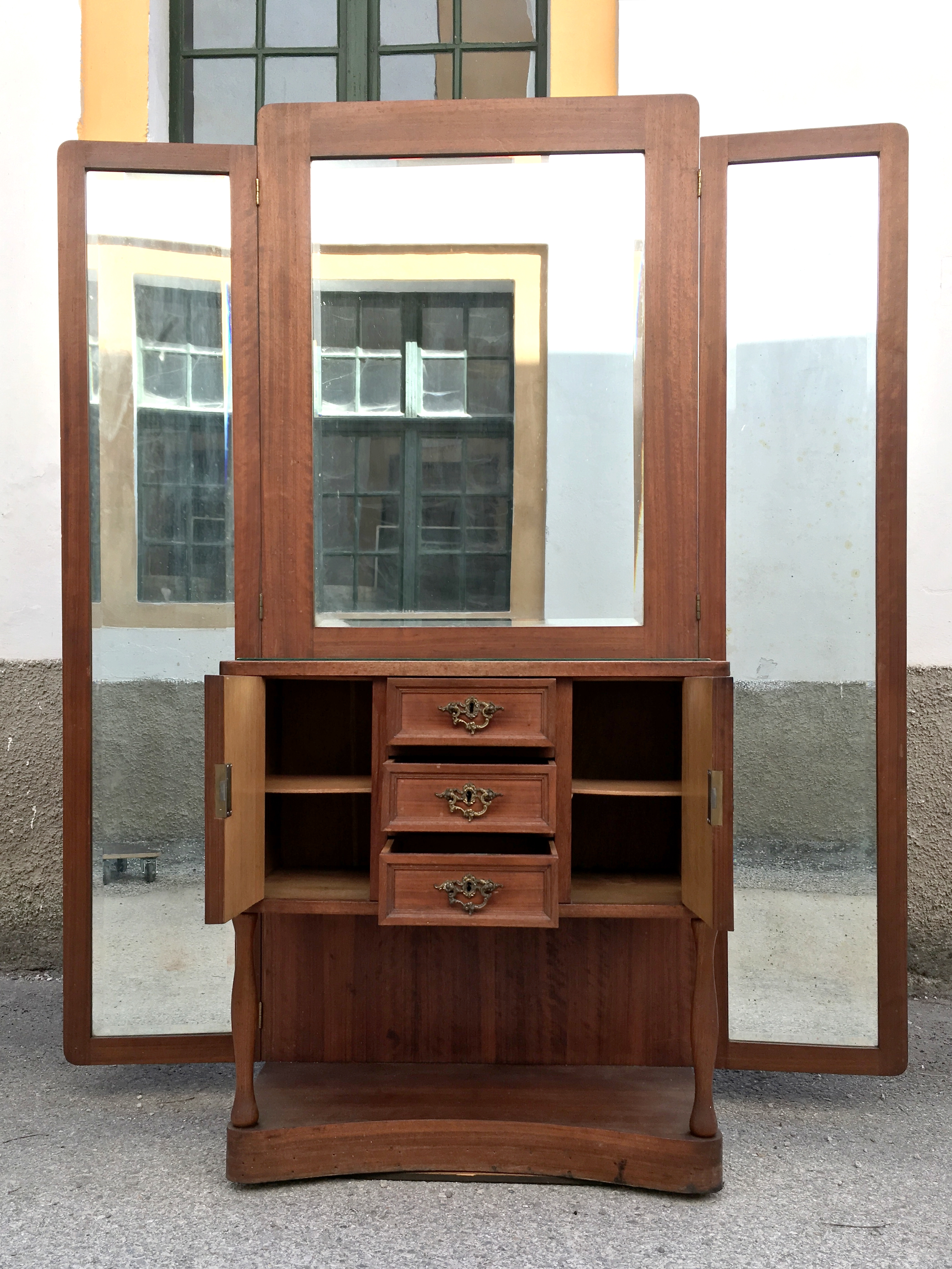 Antike Möbel Schrank kaufen Spiegel Garderobe