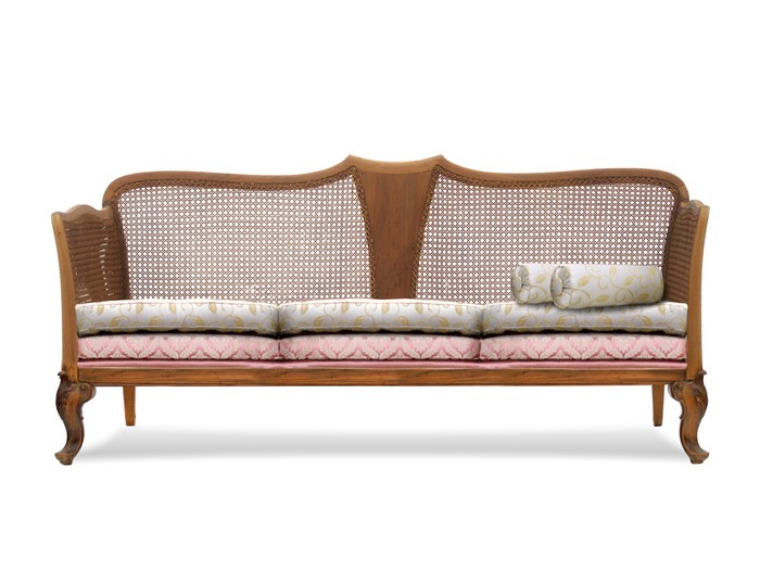 antikes Sofa Wiener Geflecht