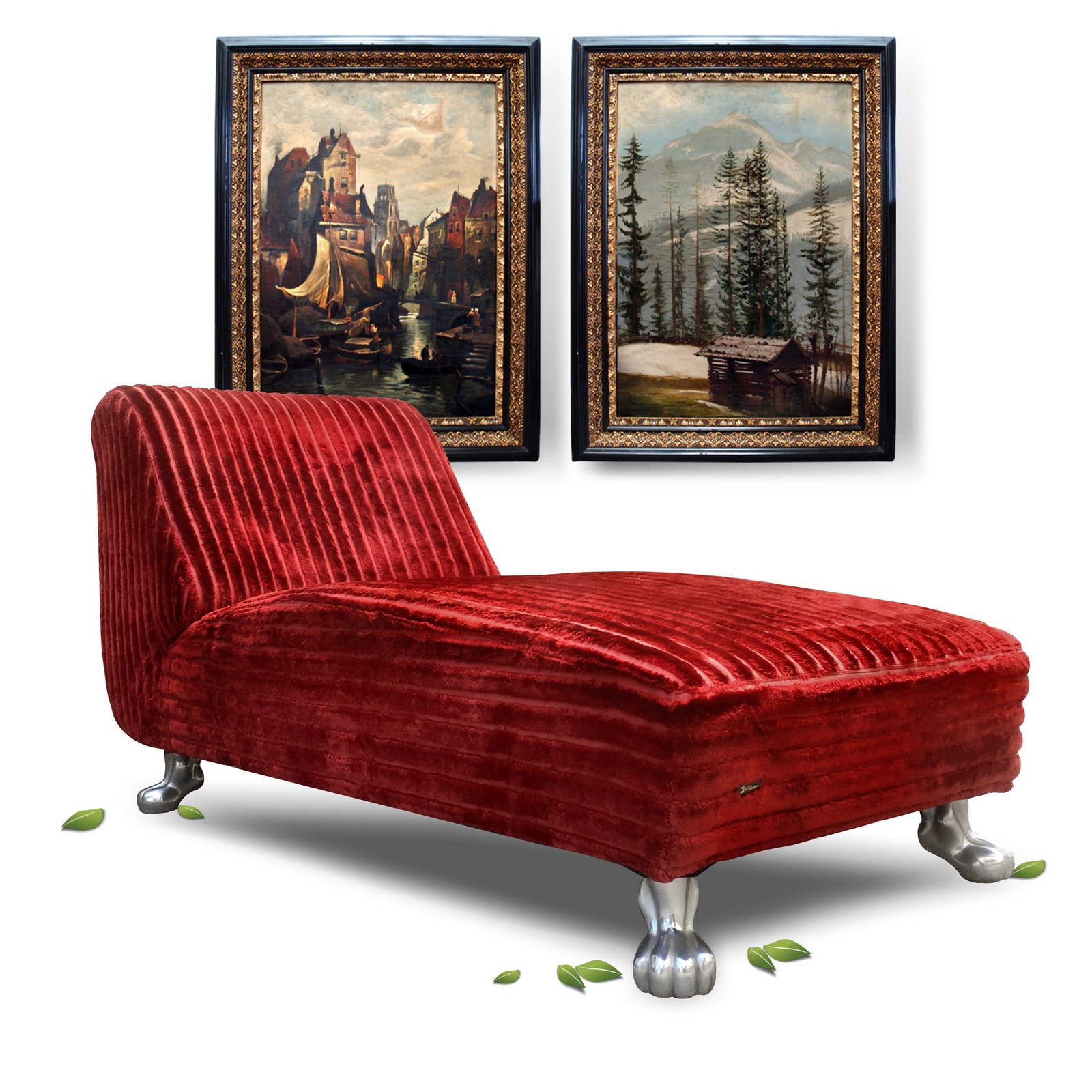 BRETZ Sofa Longchair Stuhl Sessel Chill rot Bretz Longchair