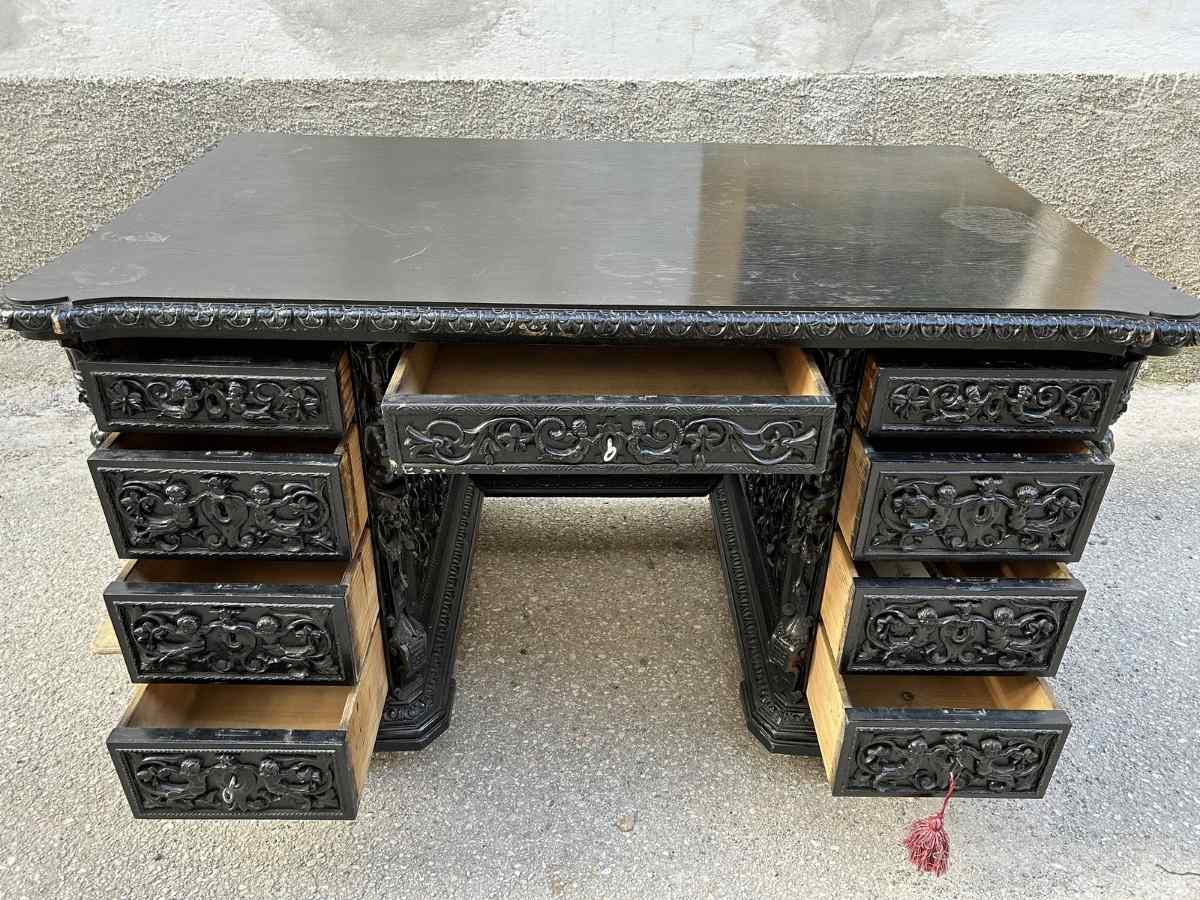 Antiquität Renaissance Schreibtisch antik Barock Möbel