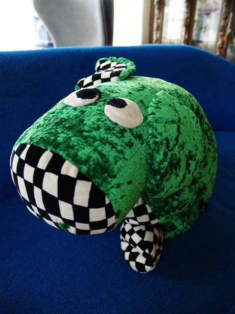 Bretz Schwein grün Polster für Sofa Kissen