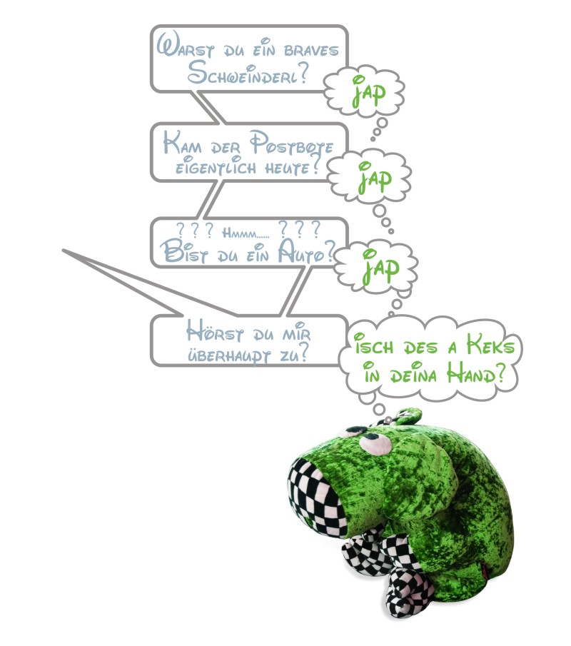 Bretz Schwein grün Polster für Sofa Kissen