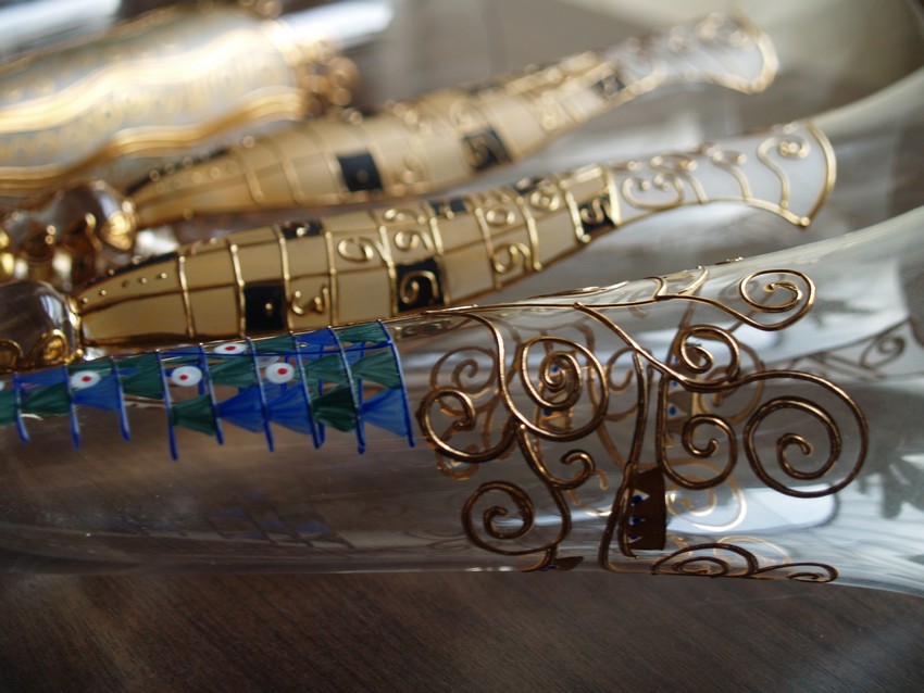 Nagel Sektgläser Traumwelten gold Klimt