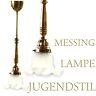 Messing Lampe Jugendstil für Küchenbar ELEAGANZ PUR!