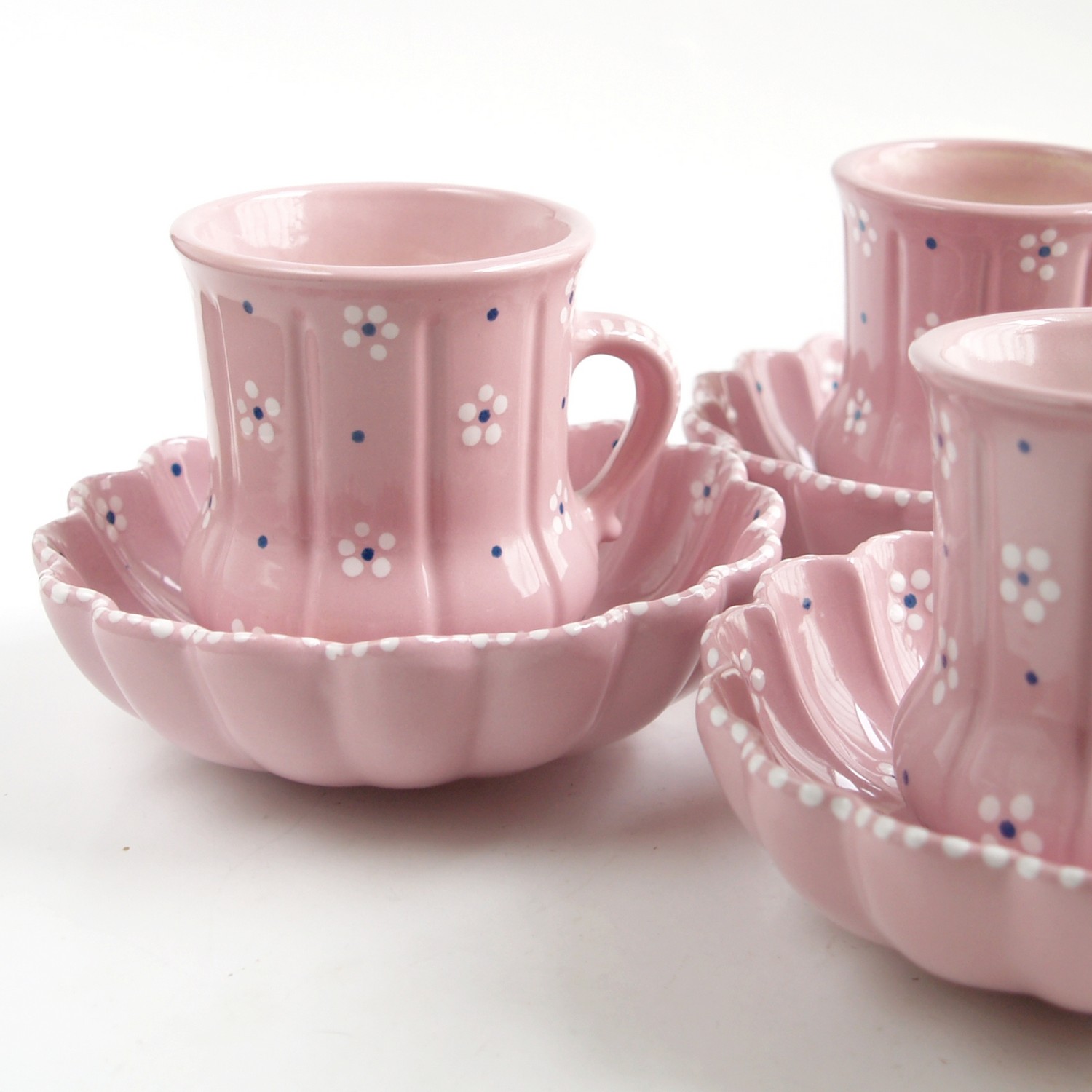 Kaffeetasse rosa Gmundner Keramik Dirndlrosa