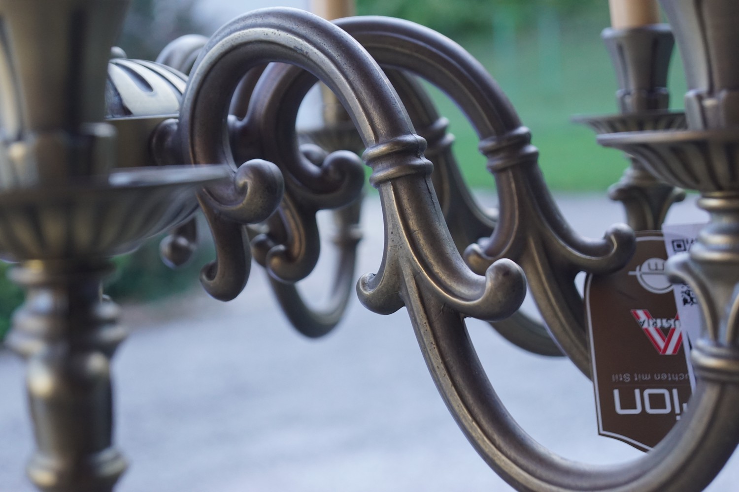 Großer Kronleuchter Barockstil 10-flmg Ausstellungsstück Orion Vienna Antiquestyle Ceiling handmade artisan Design messing bronze guss