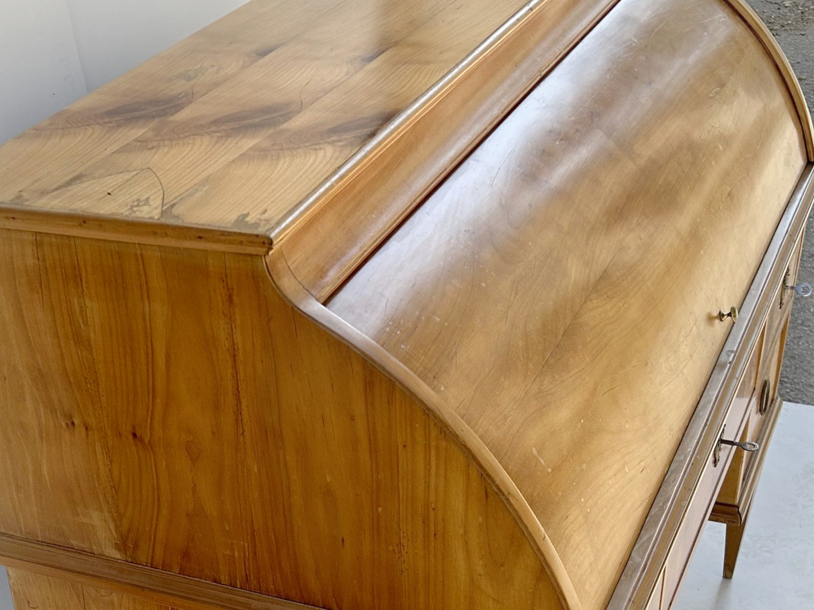 Rollladenschrank antik Schreibtisch