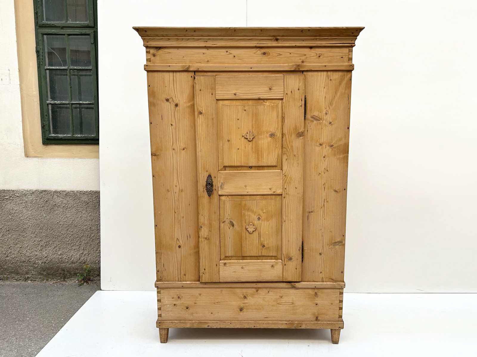 Schrank antiker Bauernschrank Original 18. 19. Jahrhundert Küchenschrank