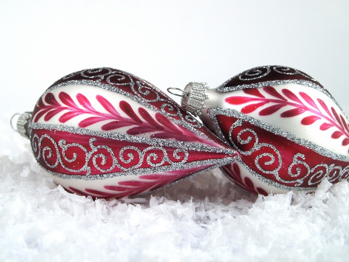 Glastropfen Christbaum