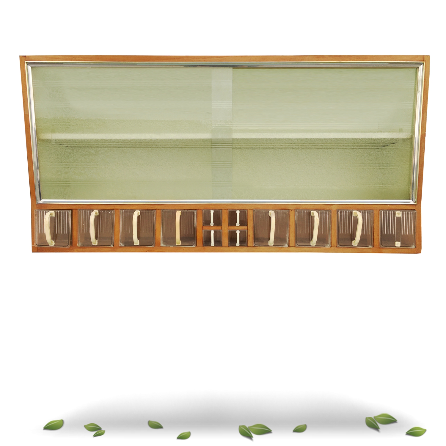 Küchenschrank Vintage Schütten Küche Regal Vitrine Pastell 50er-Jahre 60er-Jahre