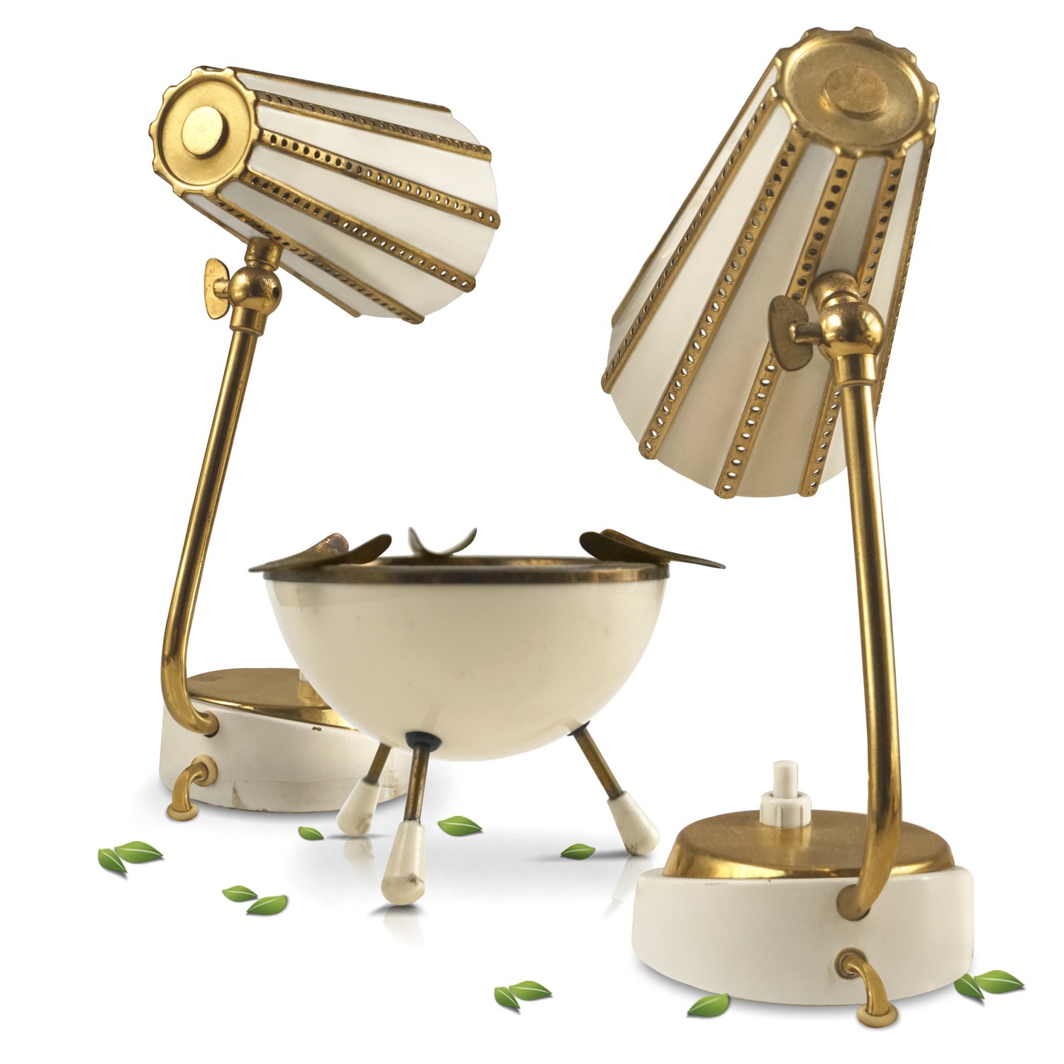 Sputnik Kugel Aschenbecher Vintage Pastell MidCentury Tripod Zigaretten Kugel Igel