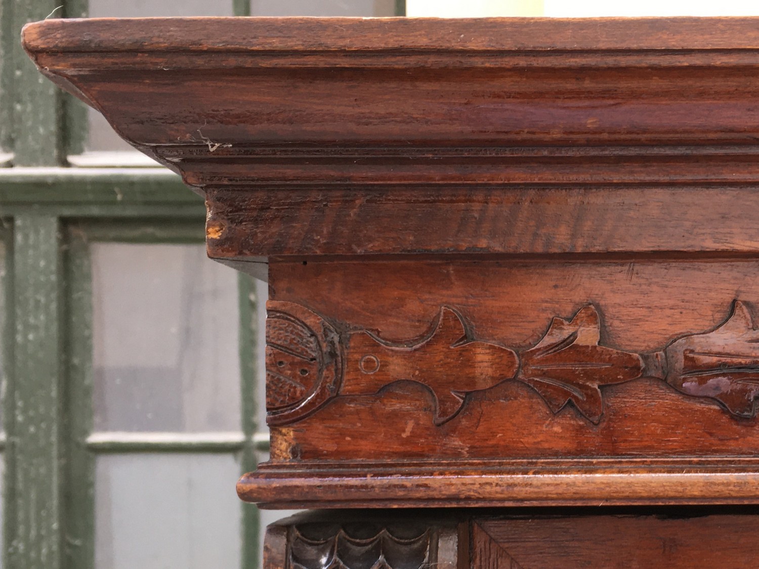 Kleiderschrank Spiegelschrank Schrank Kasten antik Jugendstil Garderobenschrank