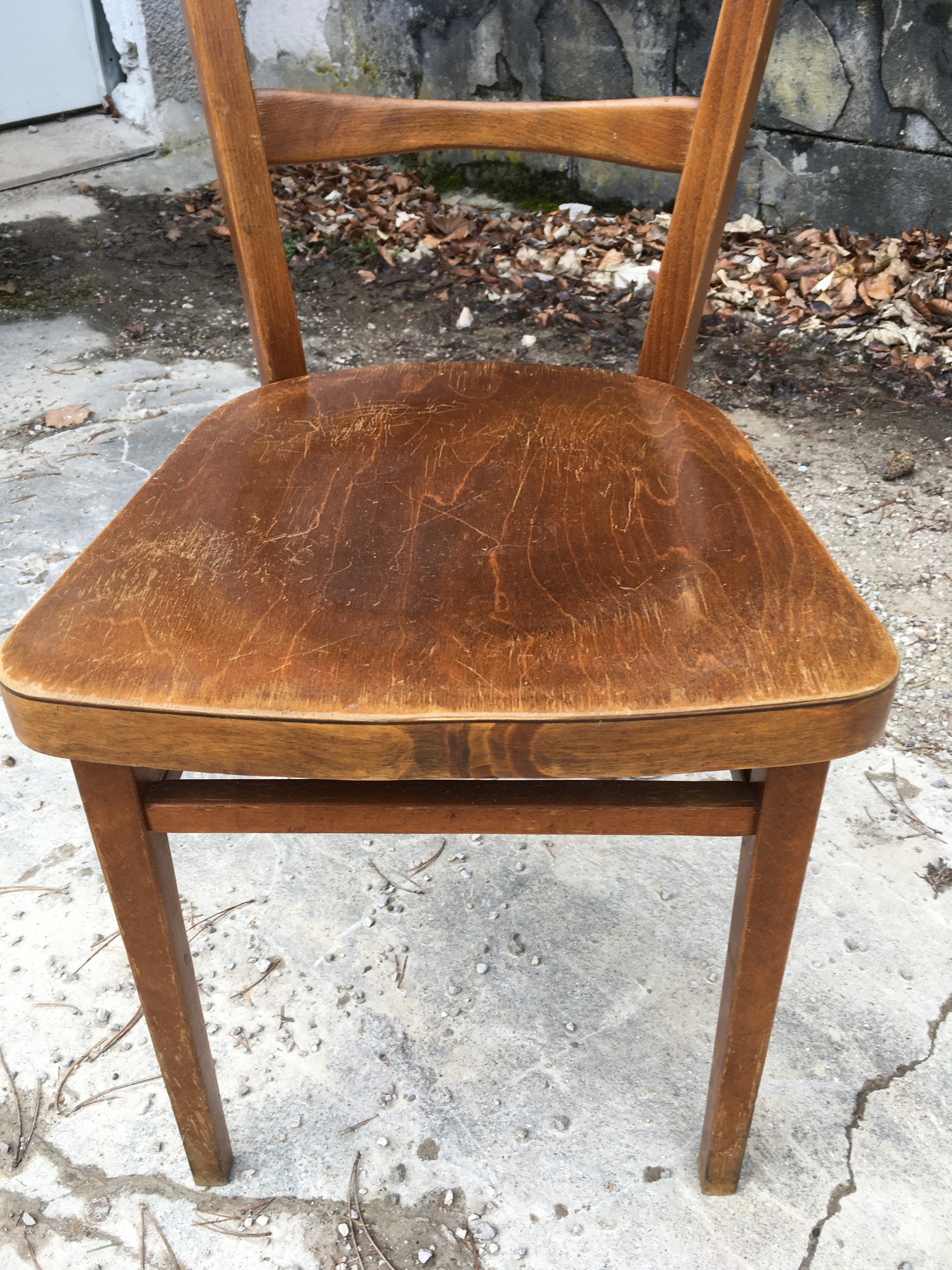 Bugholz Sessel Militaria Möbel antik Freundschaft