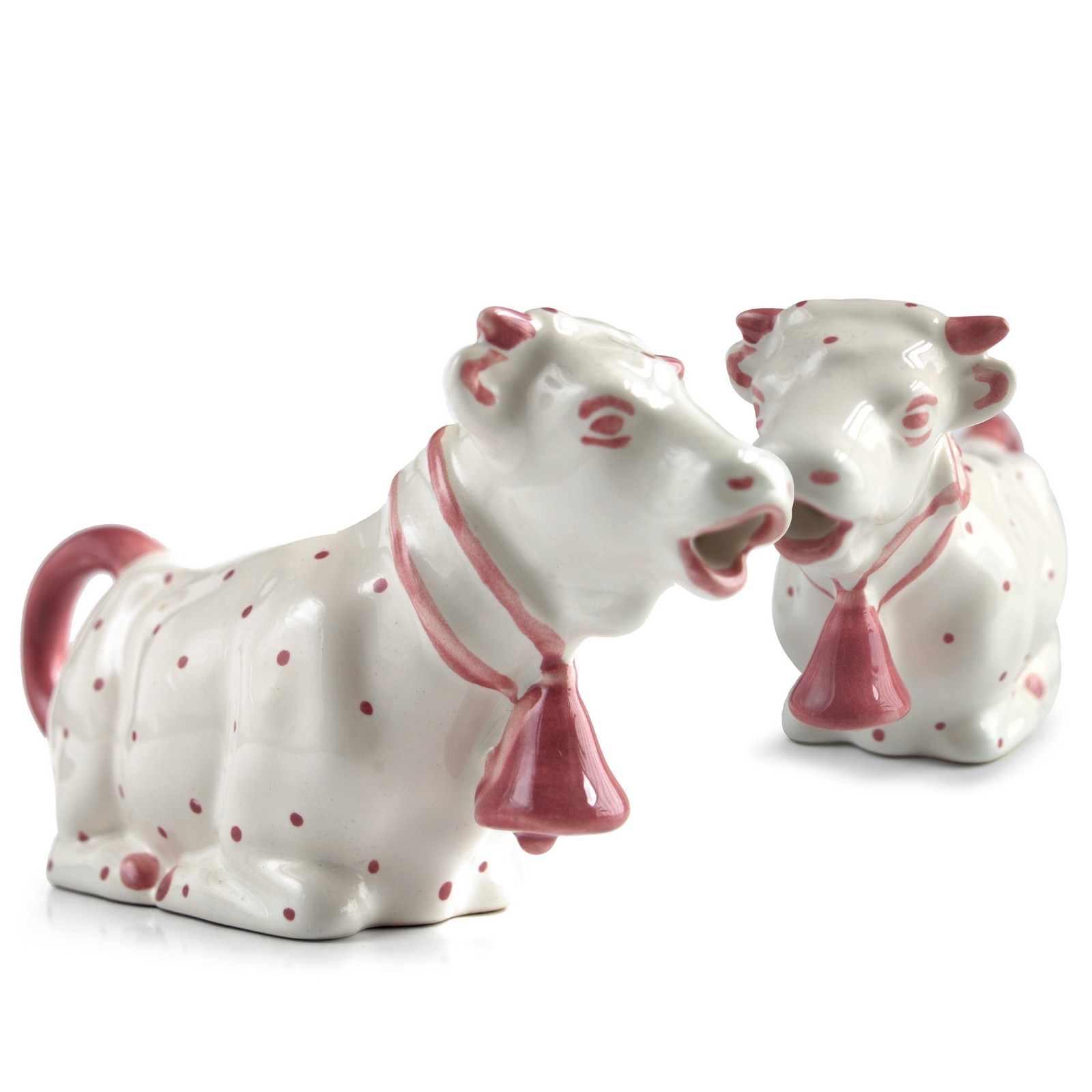 Gmundner Keramik rosa Tupf Milchkuh Milchgießer Gmundner Milchkuh