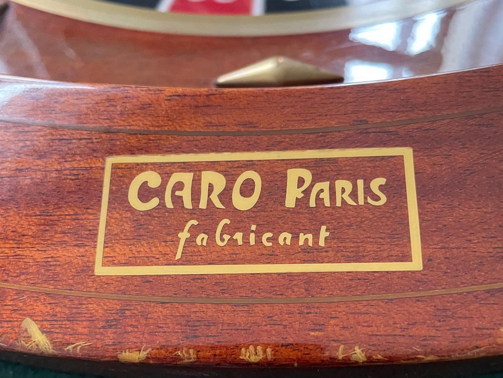 Roulette-Tisch Casino Roulette-Rad Caro Paris Caro Paris fabricant Casino 1960 Roulettekessel