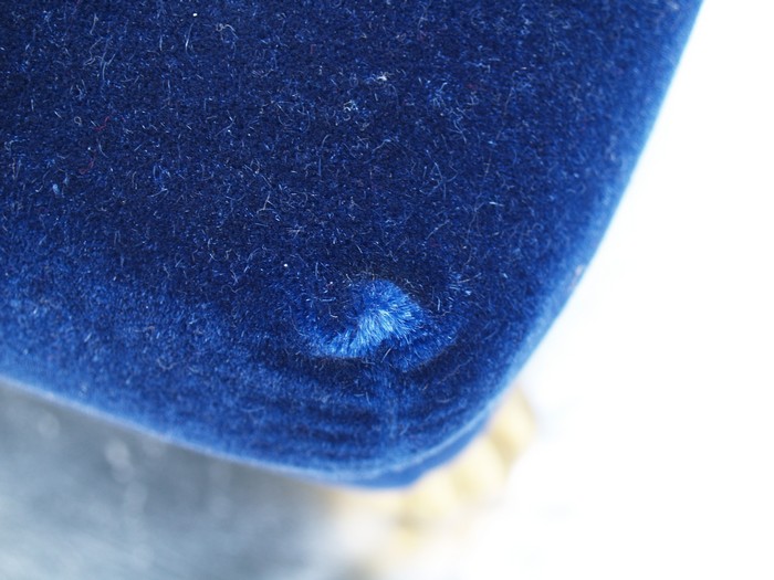 Bretz Mohair Stulh blau