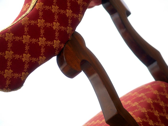 Sessel Stuhl antik kaufen rot