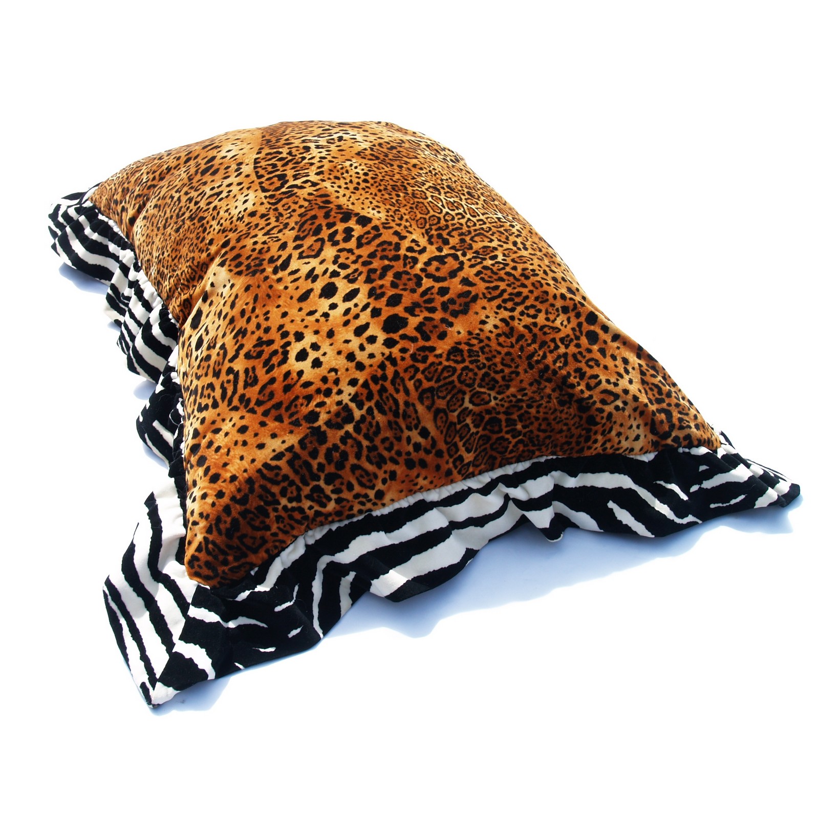Bretz Kissen Rüschen Wildcat Zebra rechteckig groß Bretz Kissen rechteckig
