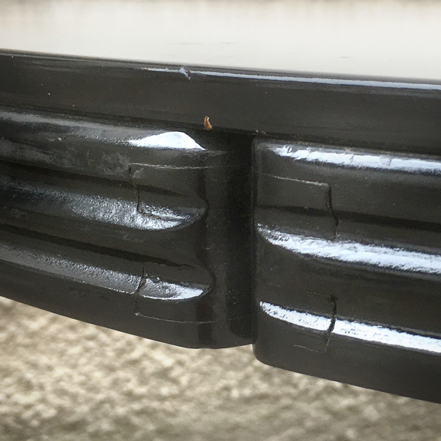 Tisch antik Jugendstil schwarz