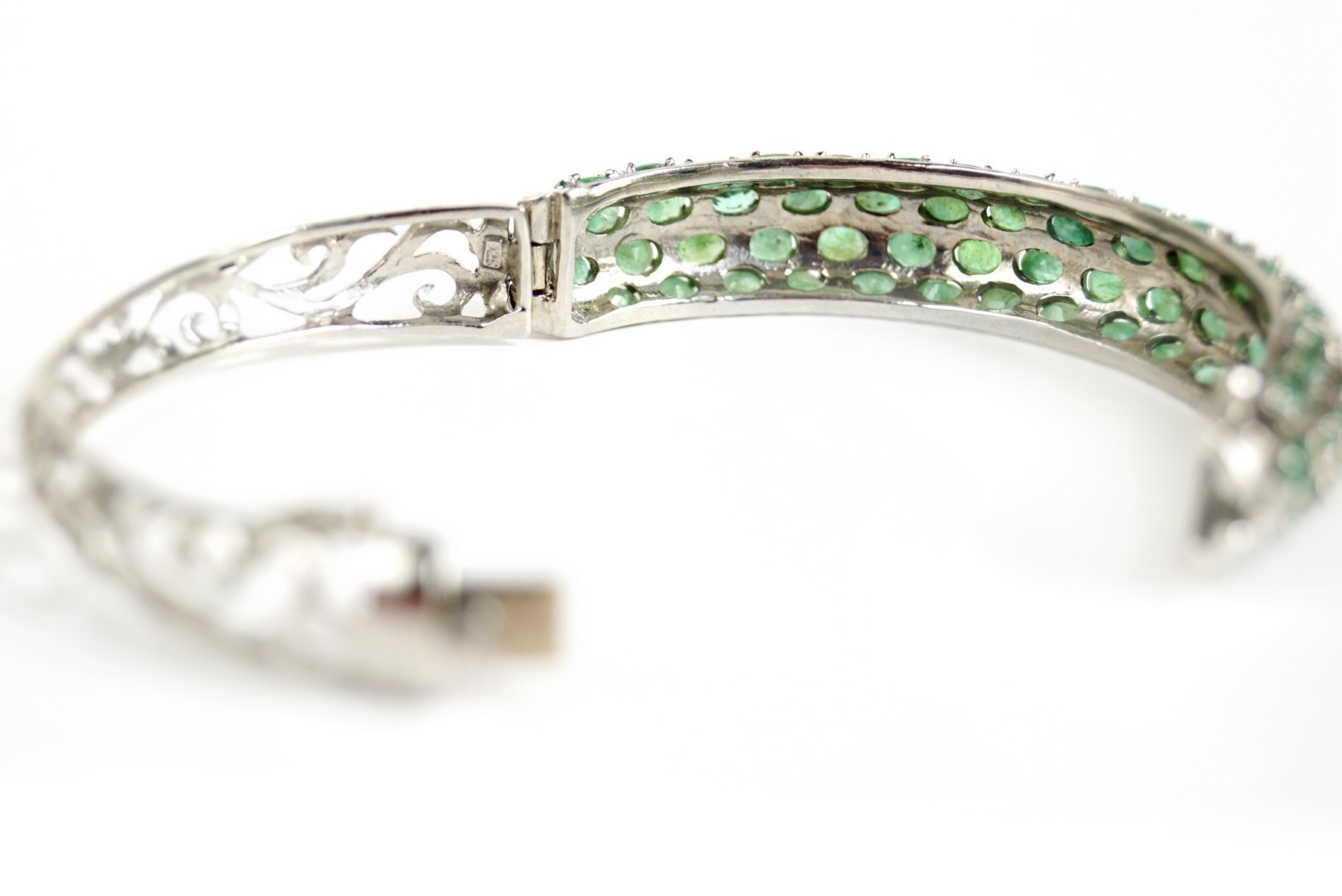 Smaragde Armreifen Silber 925