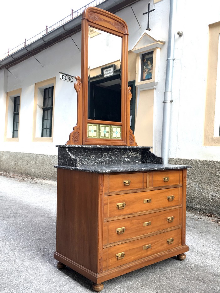 Kommode Spiegel antik