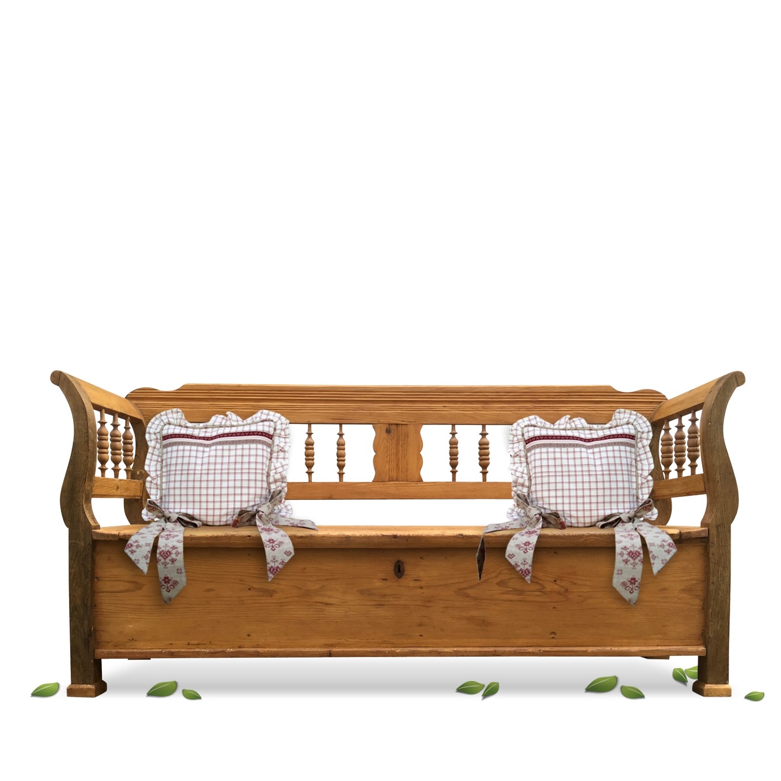 Küchenbank Sitzbank Vintage antike Vollholz Küchensitzbank 1840 truhenbank restauriert