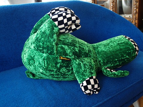 Bretz Schwein grün Polster für Sofa Kissen