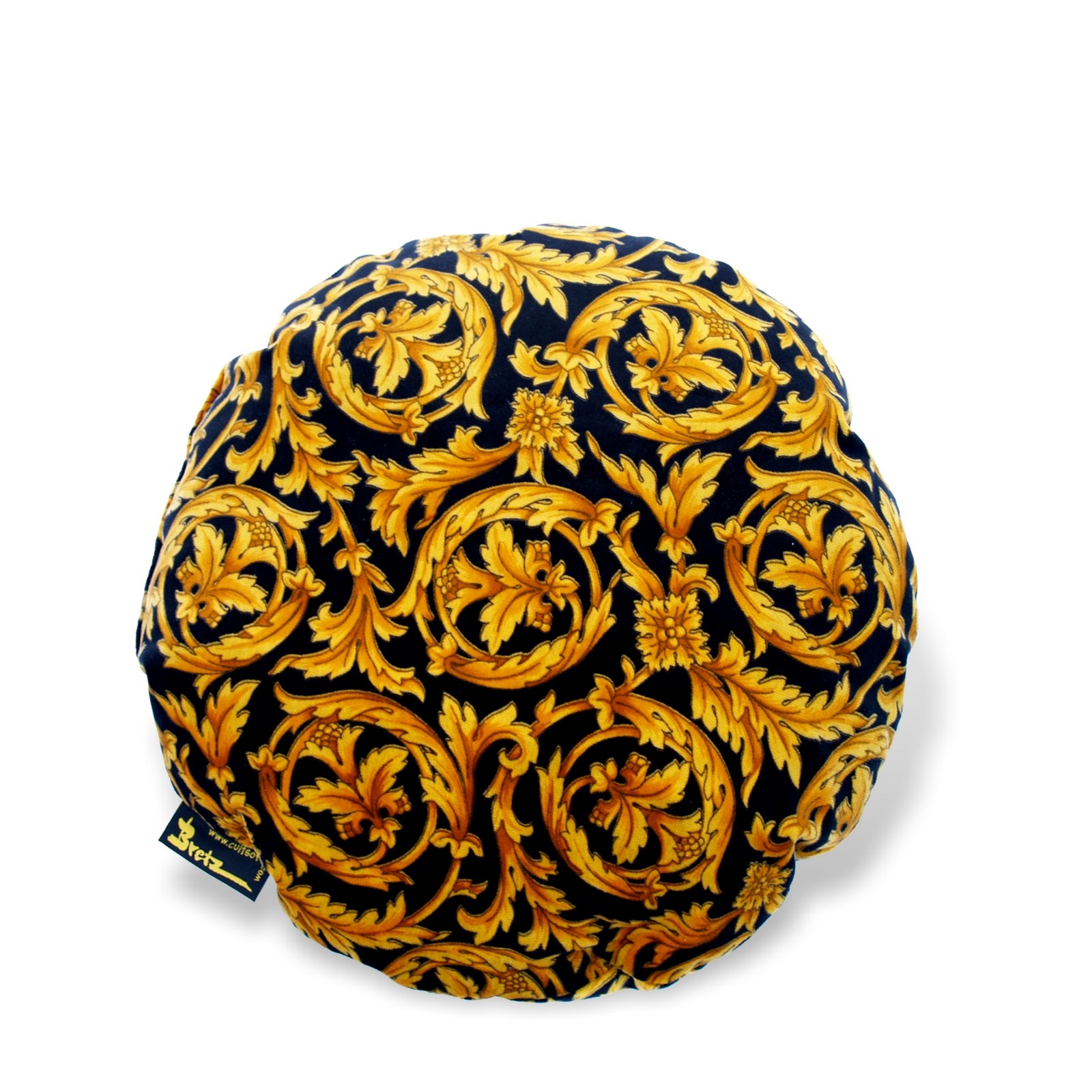 Bretz Cultsofa Kissen Polster rund klein Rankenstoff Bretz Kissen