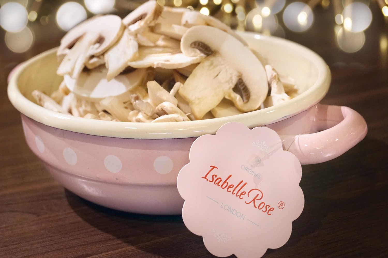 Schüssel Schale Email Polka Dots pink rosa Isabelle Rose handgemacht