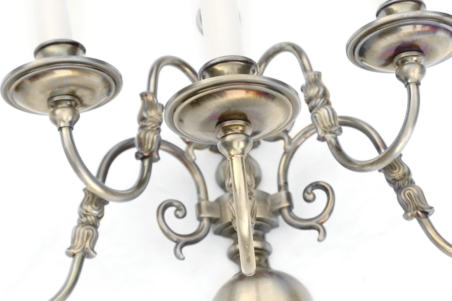 Wandleuchter Flämisch Messing 5-armig Barockstil Lampe