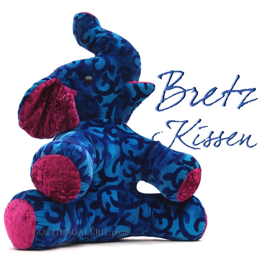 Bretz Sofakissen Elefant Rankenstoff neuwertiges Ausstellungsstück Bretz Elefant Kissen gebraucht