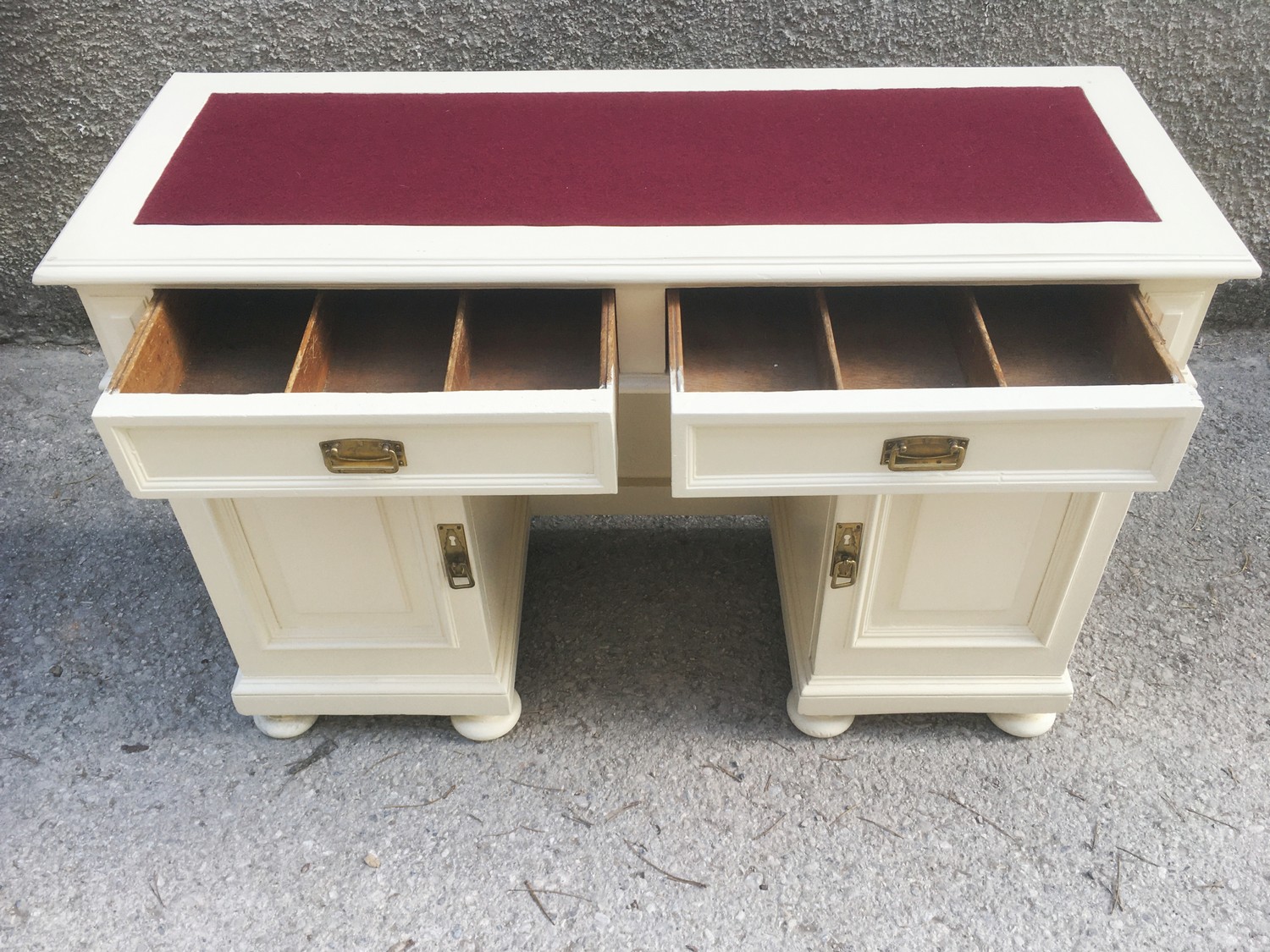 Schreibtisch antik Shabby Chic Konsolentisch Wandtisch Historismus Kinderschreibtisch