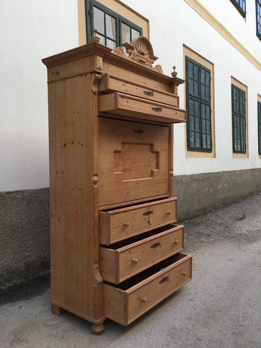 Küchenschrank Landhaus Antikstil Schrank Weichholz