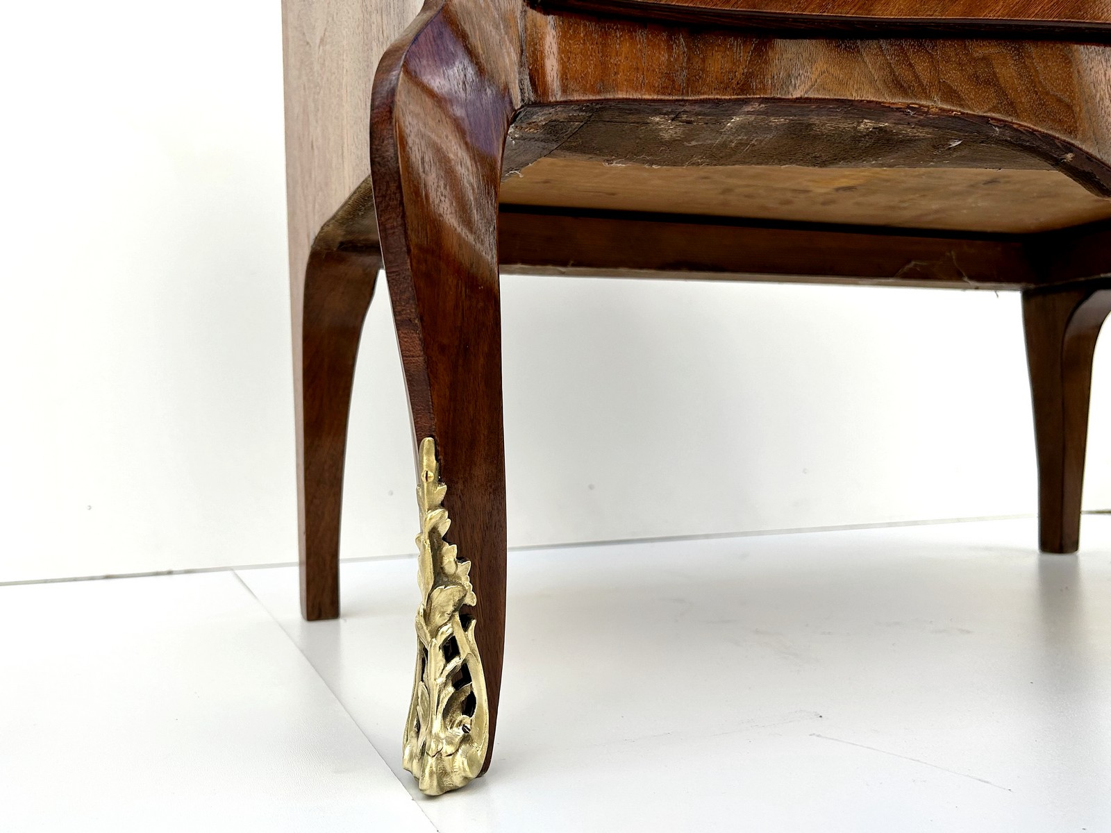 Französische Kommode Louis XV Rokoko Stil Marmorplatte