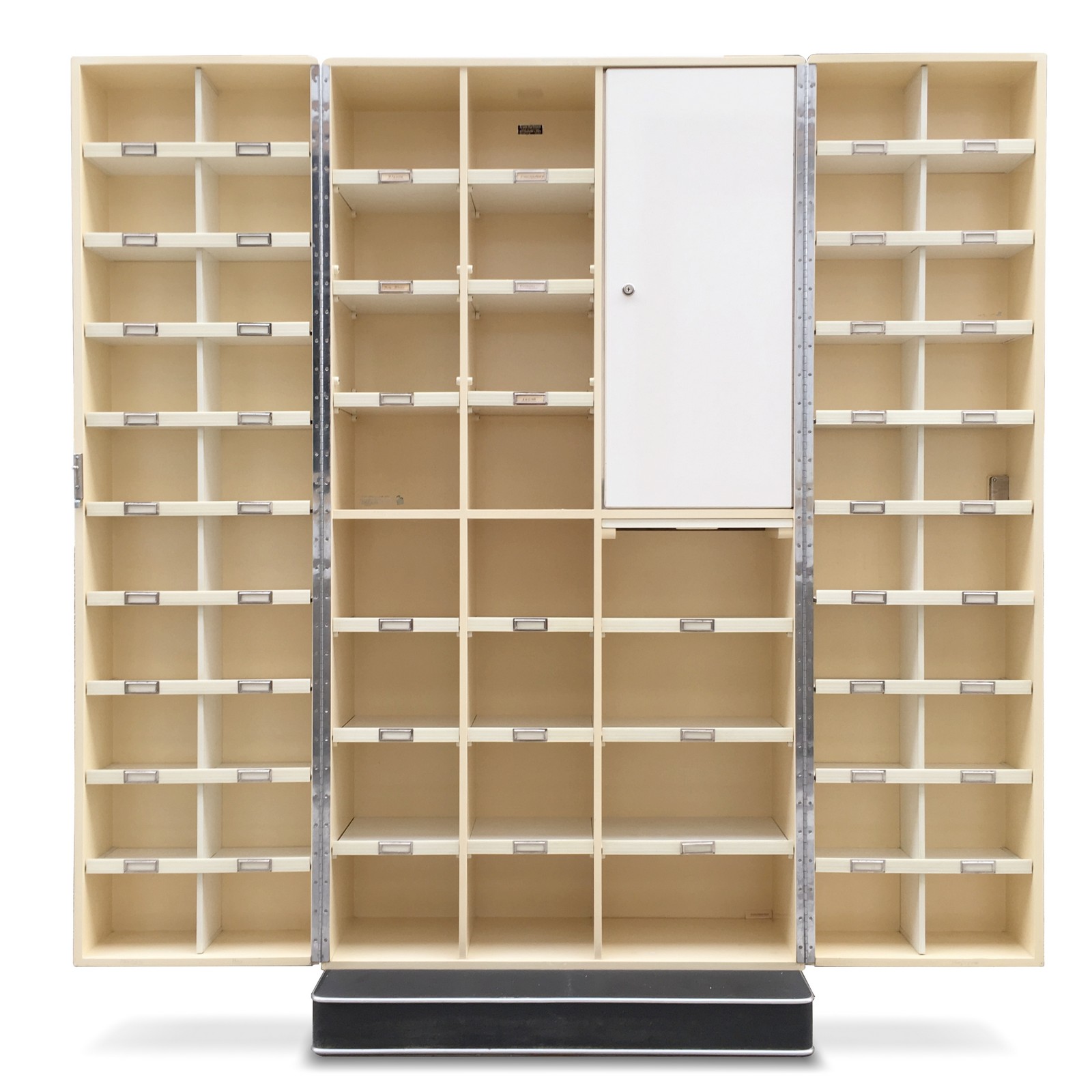 Apothekerschrank MidCentury Original Metallmöbel Schrank aufklappbar Apothekerschrank