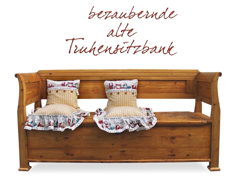 antike Truhenbank