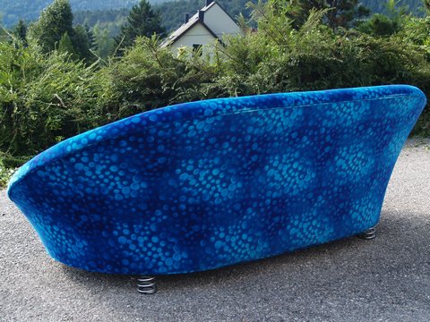 Bretz Sofa Pool blau