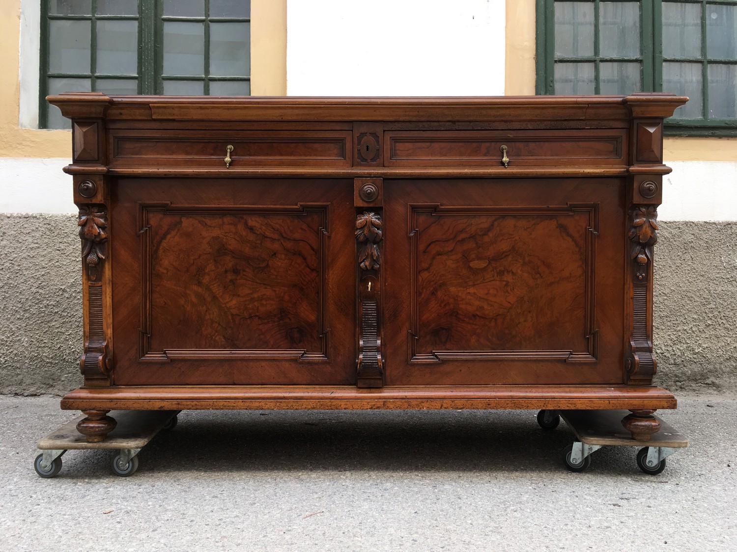 Kommode antikes Möbel Sideboard Anrichte Marmorplatte