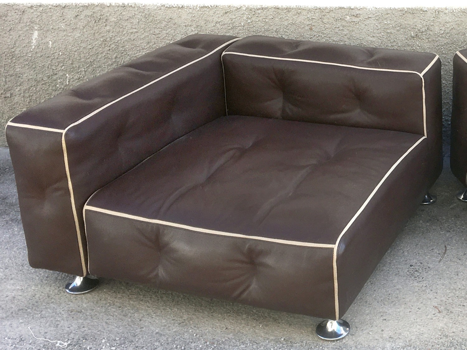 Bretz Sofa braun Lounge Möbel Riesensofa neuwertig Don Corleone Recamiere