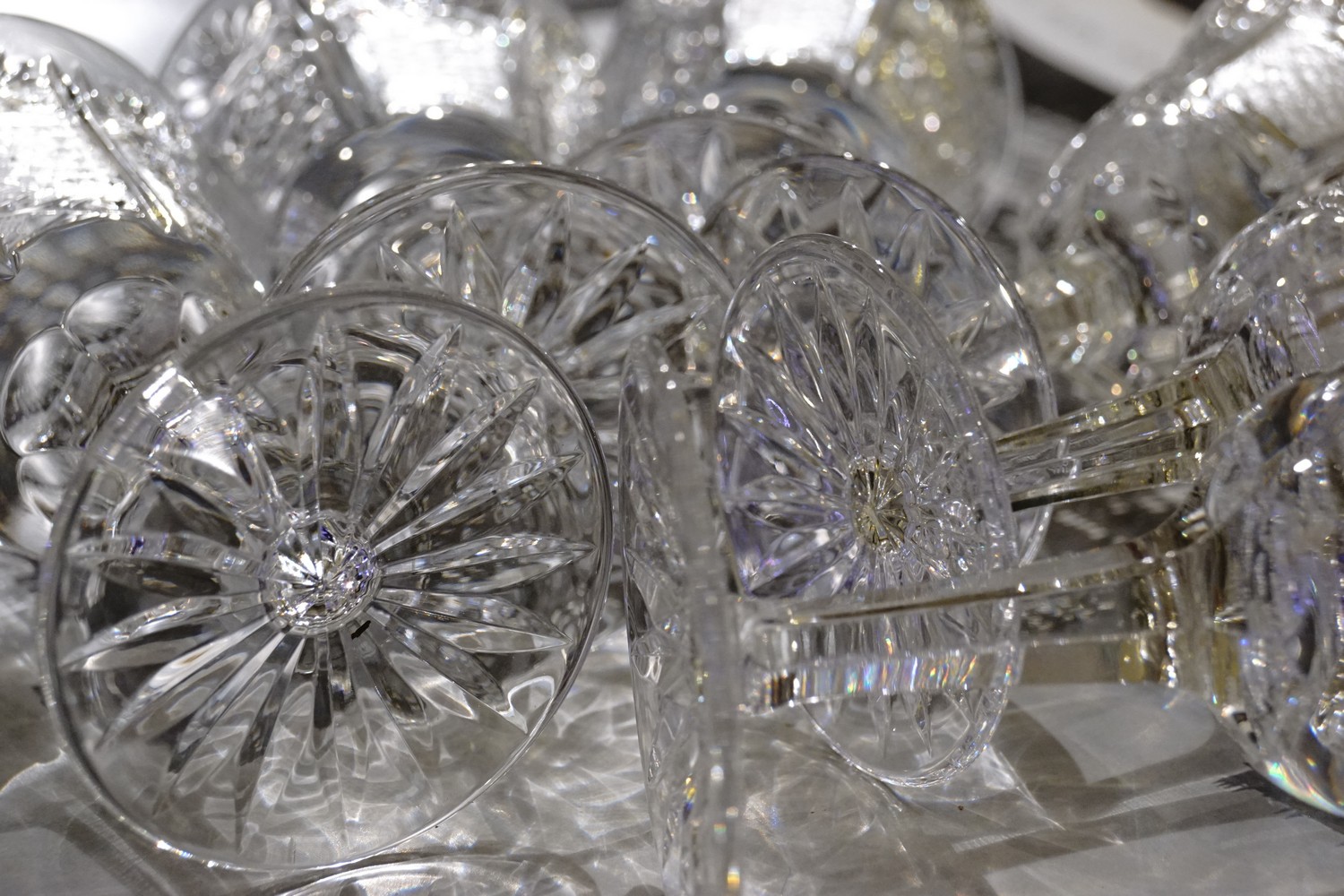 Bleikristall Burgunder Gläser Kristall Weingläser Kristallgläser geschliffen schwer