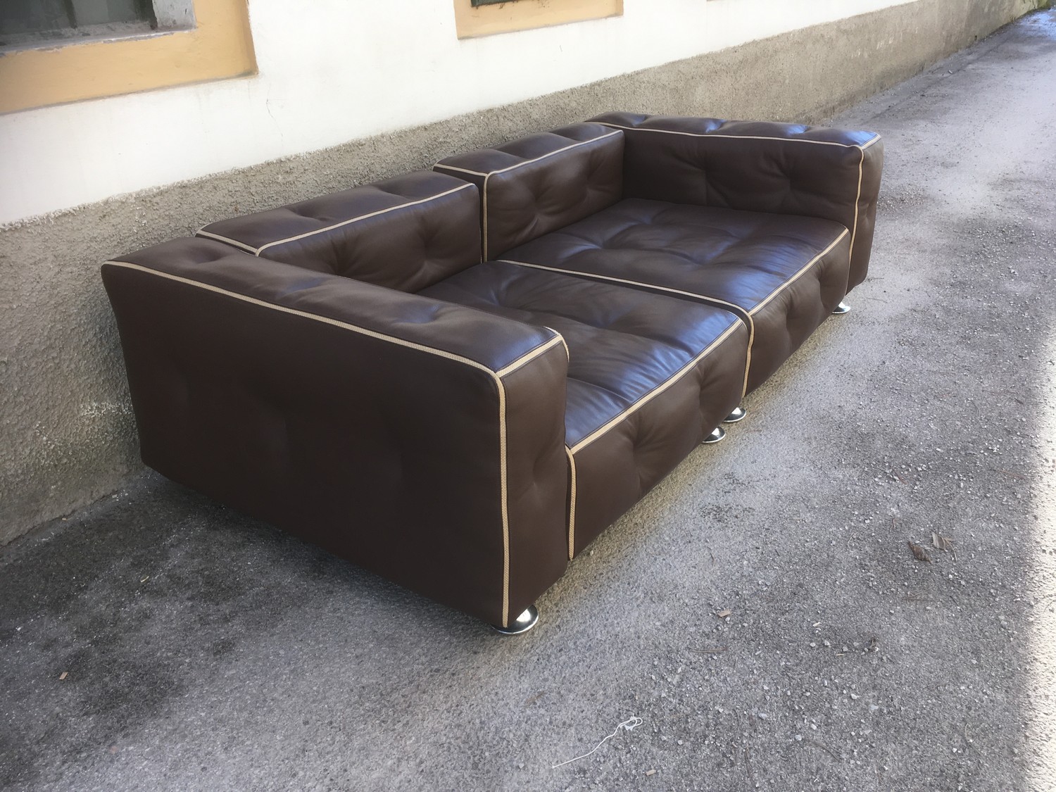 Bretz Sofa braun Lounge Möbel Riesensofa neuwertig Don Corleone