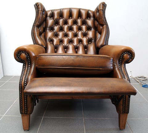 Chesterfield Ledersessel