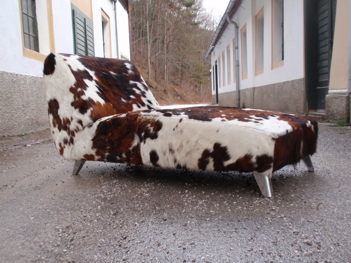 Bretz Sessel Kuhfell