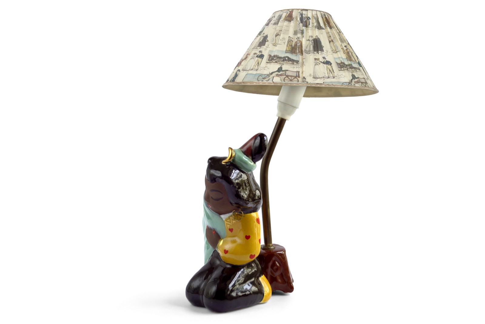 carli bauer Tischlampe Keramik Vintage Figur Orientalin