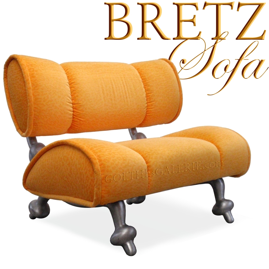 BRETZ Sofa SITZBANK gelb Zweisitzer BRETZ Sofa SITZBANK gelb Zweisitzer