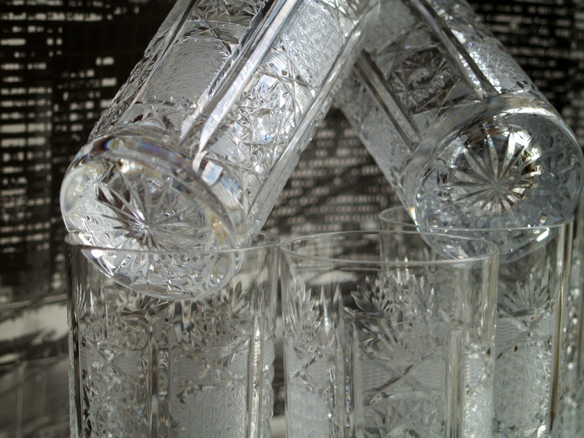 Bleikristall Saftgläser