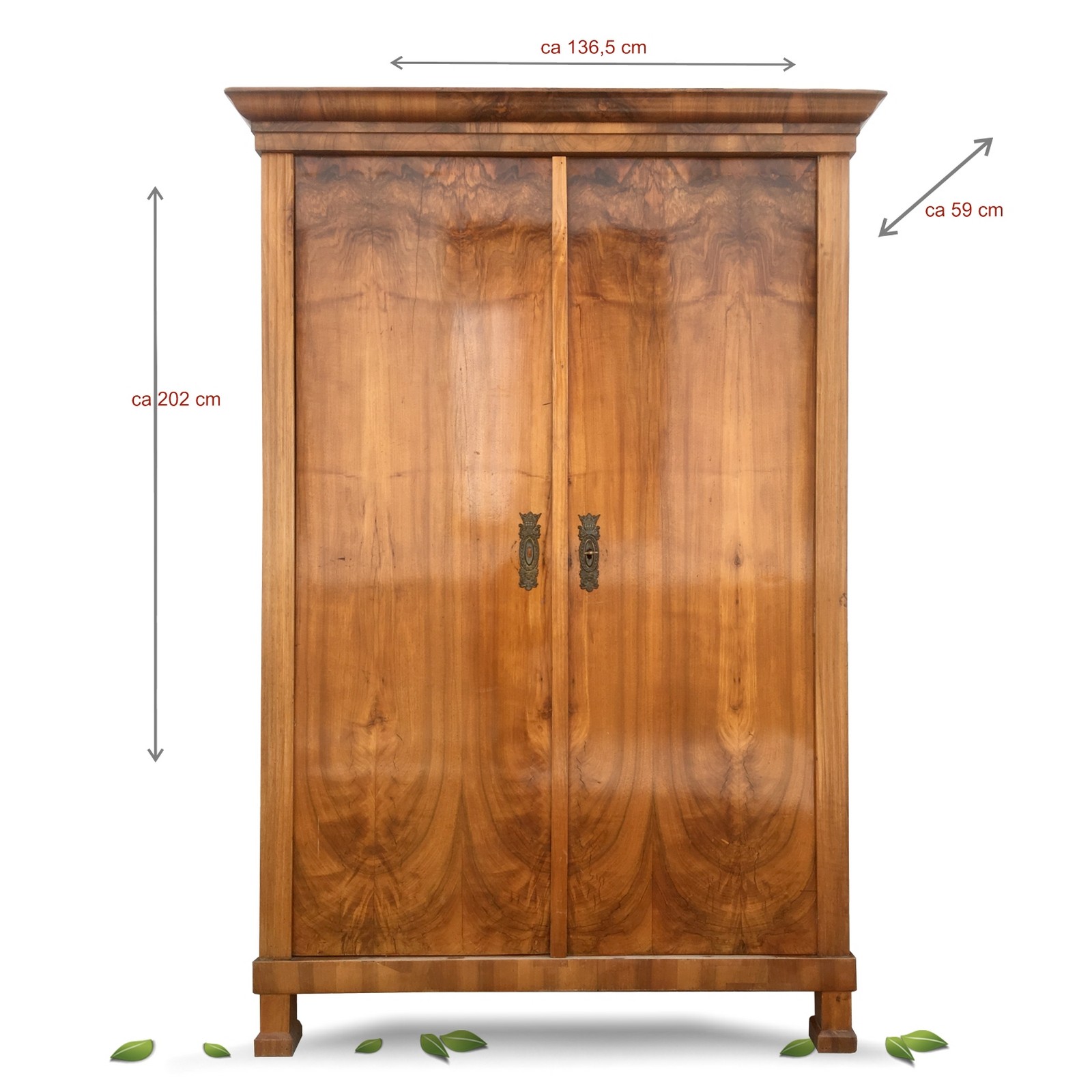 Biedermeier Dielenschrank antik
