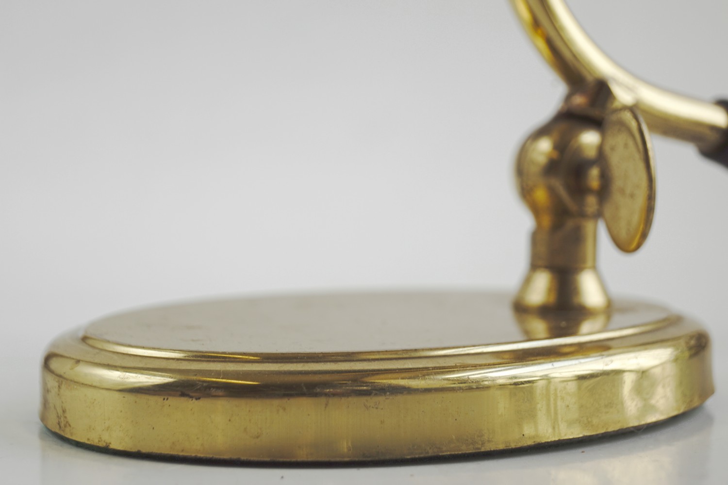 Tischlampe Schreibtischlampe Kontorlampe Tischleuchte Messing Vintage