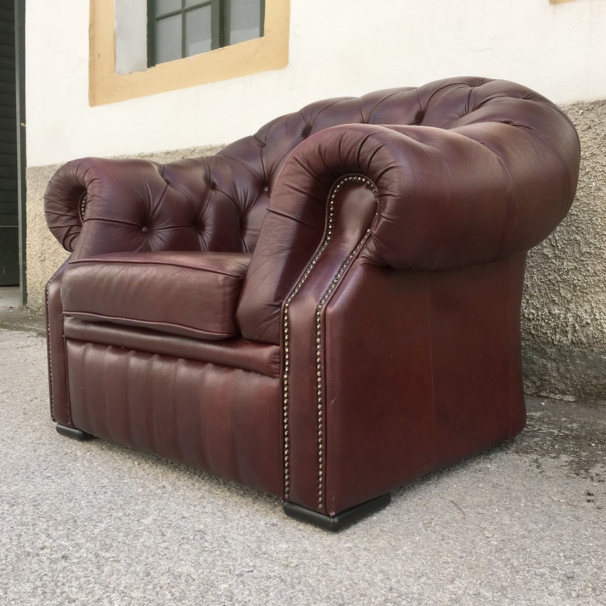 Chesterfield Ledersessel gebraucht